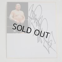 ★事務所移転企画【最大50％OFF】!!★栗栖正伸選手【生写真付・直筆サイン色紙】