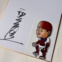 ★事務所移転企画【最大50％OFF】!!★やっぱ野球だな！西山秀二氏直筆サイン色紙