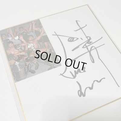 画像1: ★事務所移転企画【最大50％OFF】!!★谷津嘉章選手【生写真付・直筆サイン色紙】（全日本ver.）