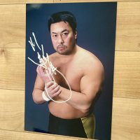 ★事務所移転企画【最大50％OFF】!!★川田利明氏【直筆サイン入り生写真】A