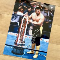 ★事務所移転企画【最大50％OFF】!!★川田利明氏【直筆サイン入り生写真】A