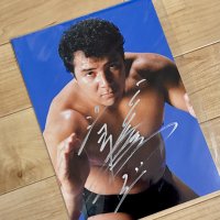 ★事務所移転企画【最大50%OFF】!!★ジョージ高野選手【直筆サイン入り生写真(A4)】B