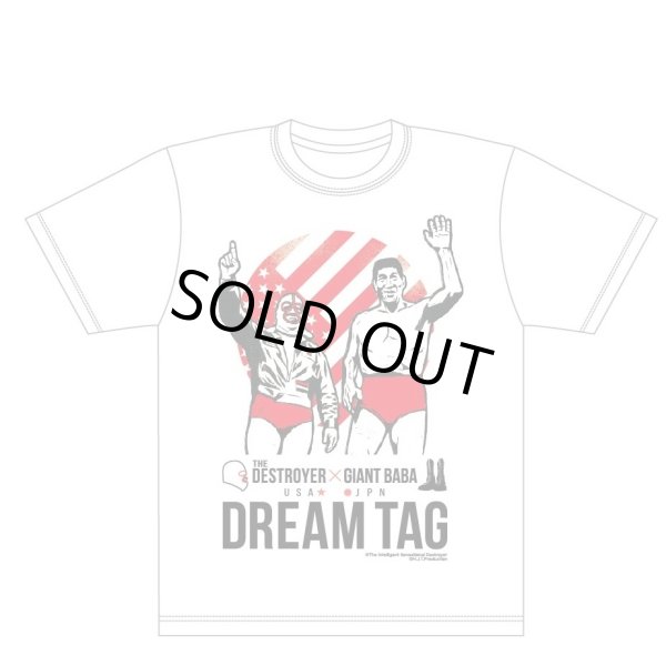 画像2: ★22周年記念【20％OFF】!!★【ザ・デストロイヤー メモリアルTシャツ(1)】デストロイヤー＆G馬場Dream TAG (2)