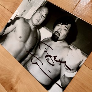 画像: ★事務所移転企画【最大50％OFF】!!★タイガー戸口選手【直筆サイン入りA４生写真】