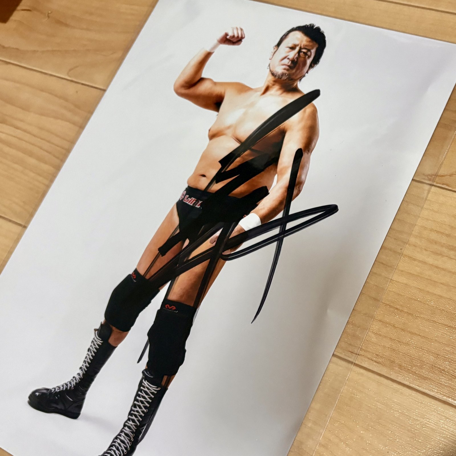 画像1: ★事務所移転企画【最大50％OFF】!!★大森隆男選手【直筆サイン入りポートレート】F (1)